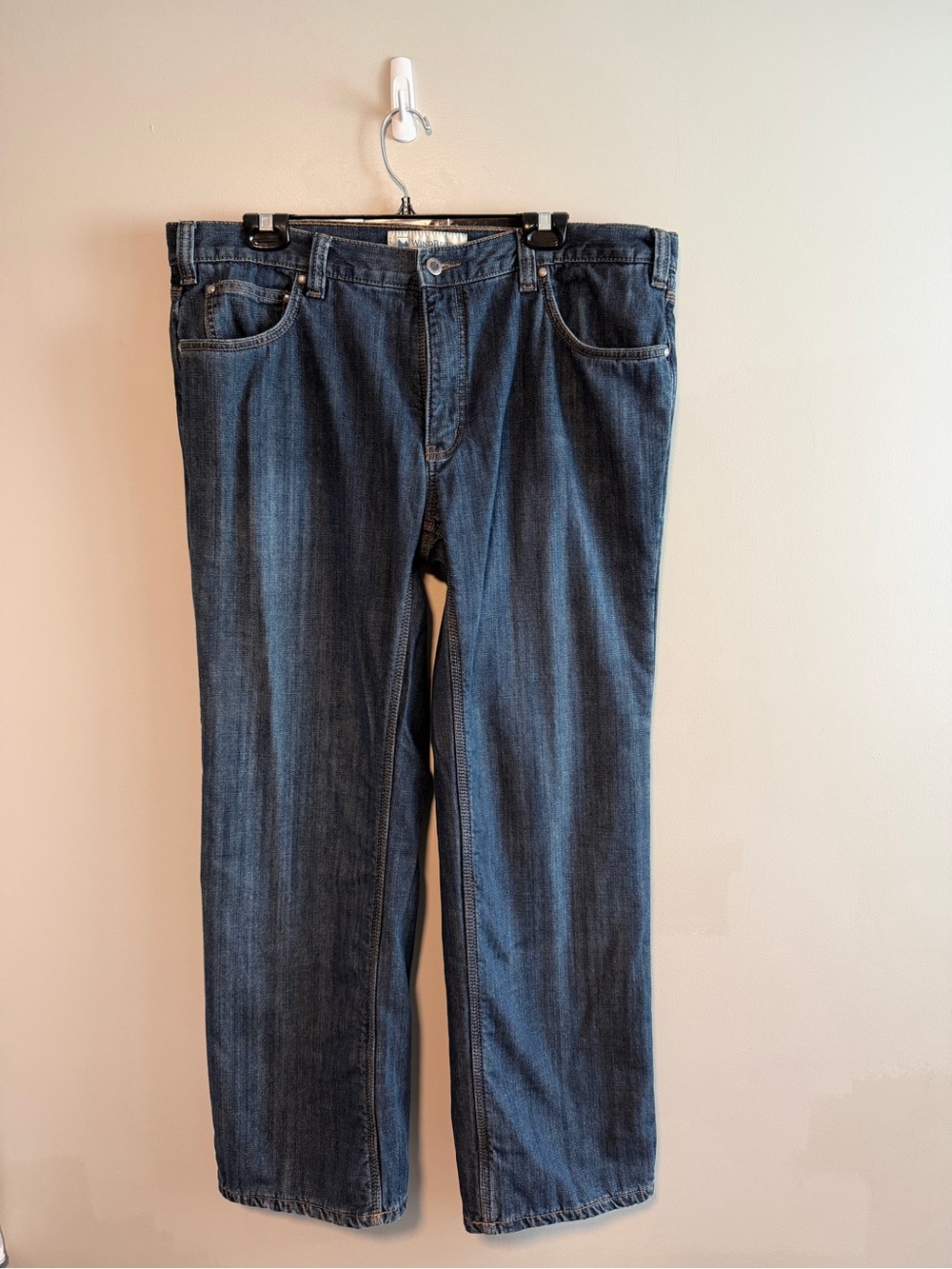 Men’s Lined Workwear Jeans 38x30 | WindRiver Carpenter Utility Denim